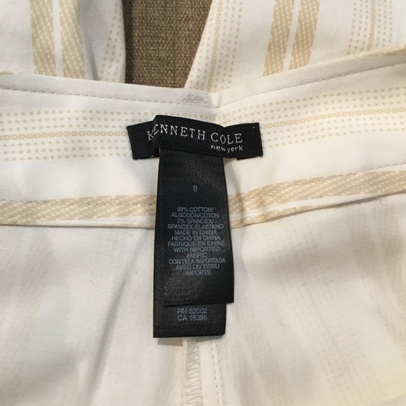 Kenneth Cole Straight Leg Crop Slacks - Picture 4 of 4